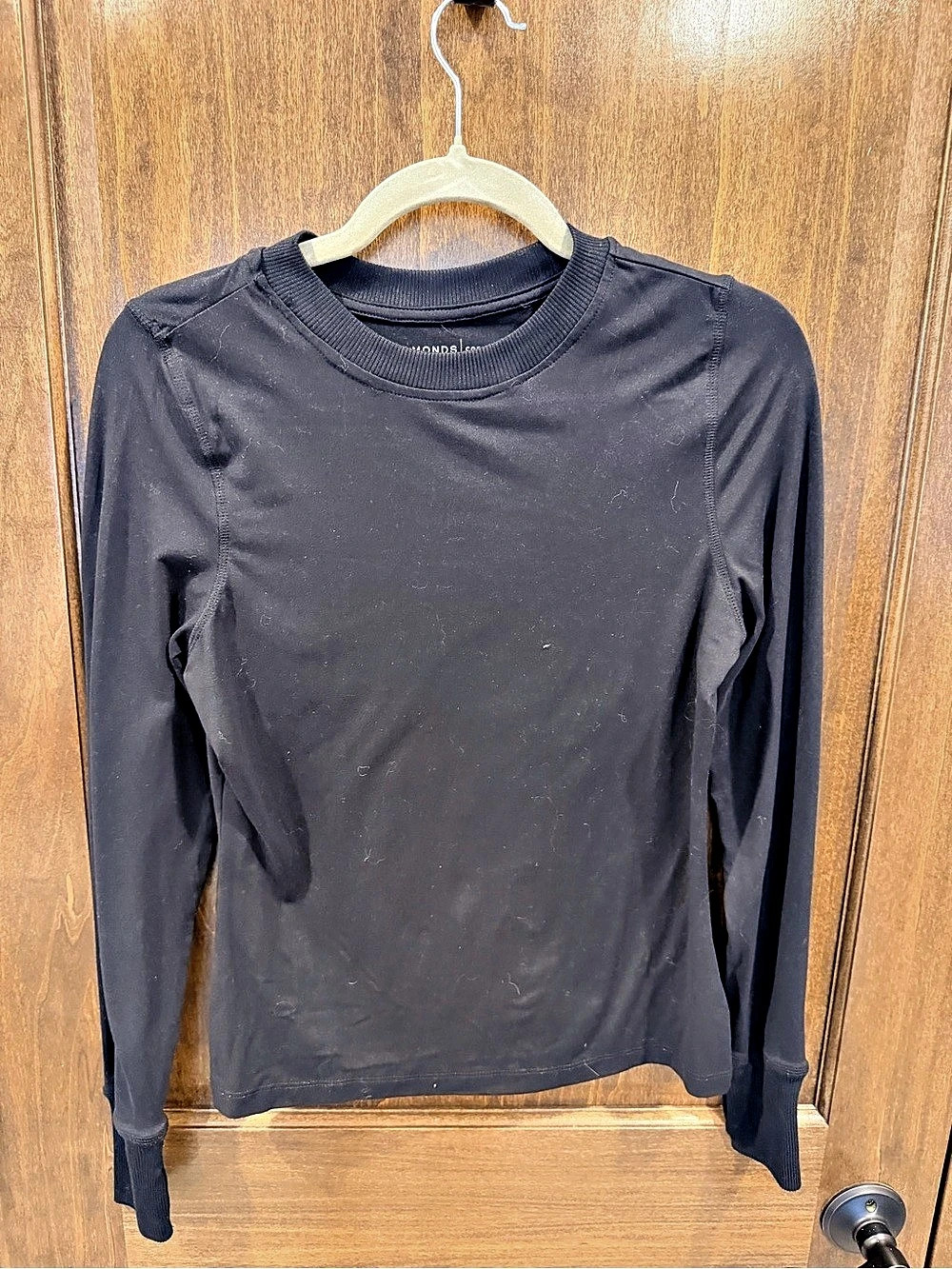 7 Diamonds Core Long Sleeve Black Long-Sleeve Tee